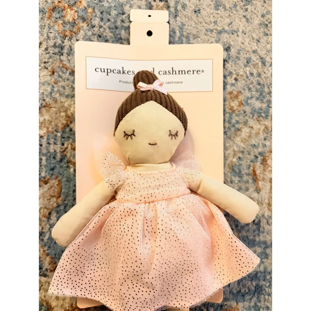 NWT Cupcakes & Cashmere Plush Toy Ballerina Doll Pink - Picture 5 of 6